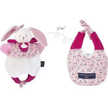 plyšák Doudou Králíček v tašce 3v1