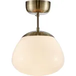 Stropní svítidlo v bílo-bronzové barvě se skleněným stínidlem ø 25 cm Rise – Markslöjd ID_1540902