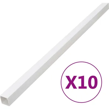 vidaXL Kabelová lišta 100 x 60 mm 10 m PVC
