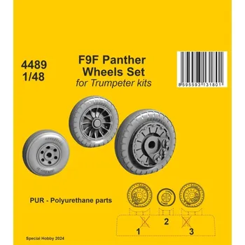 Plastikový model 1/48 F9F Panther Wheels Set (TRUMP)