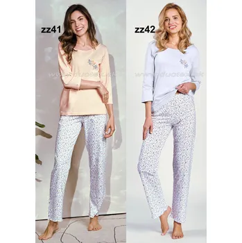 Dámské pyžamo TARO Dámské pyžamo Ariella3240 Barva: zz41-marhuľová, Velikost: L