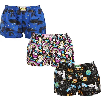 Dámské trenýrky 3PACK dámské trenky Styx art klasická guma vícebarevné (3K11889) S Možnost vrácení zboží ZDARMA do 120 dnů!