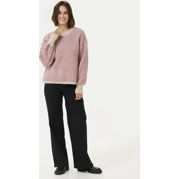 Dámský svetr Kaffe Svetr Ellery 10509032 Růžová Loose Fit M