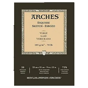 Skicák Arches Sketch 75% bavlna, 23x31cm, 105g/m2 (Skicák Arches Sketch 75% bavlna, 23x31cm, 105g/m2)