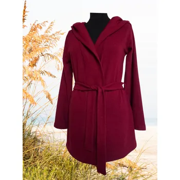 Dámské sako Happy in the Rain Dámský cardigan na zavazování s kapucou