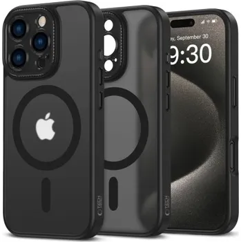 Pouzdro na mobilní telefon Tech-Protect | Tech-Protect MagCam MagSafe kryt na iPhone 16 Pro, černý
