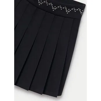 Dámské oblečení Mayoral Plisovaná sukně 7974 Černá Regular Fit 16Y