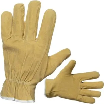 Pracovní rukavice Rukavice pracovní PIGEON (vel. 10,5) celokožené, ze žluté štípané vepřovice, bez podšívky
