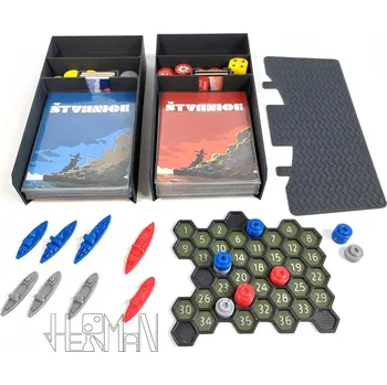 Příslušenství k deskovým hrám Inserty HERMAN Štvanice (INS64M)