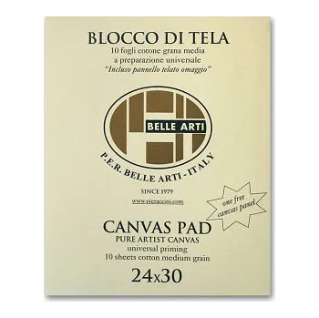 Textilie Malířské plátno v bloku Belle Arti 40x40cm (Malířské plátno v bloku Belle Arti 40x40cm)