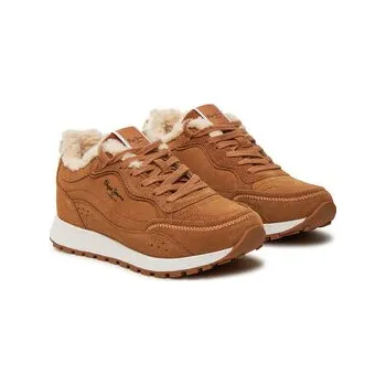 Dámské tenisky Pepe Jeans Sneakersy PLS60015 Hnědá 38