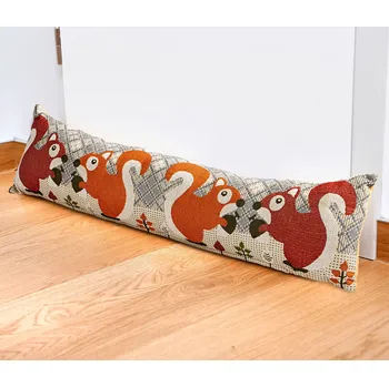 Polštář Die moderne Hausfrau Ochrana proti průvanu Veverky 632976 délka 90 cm