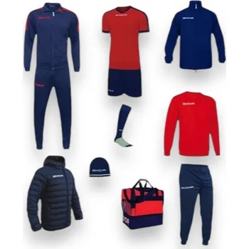 GIVOVA BOX REVOLUTION, barva 0412 tmavě modrá - červená, velikost XL