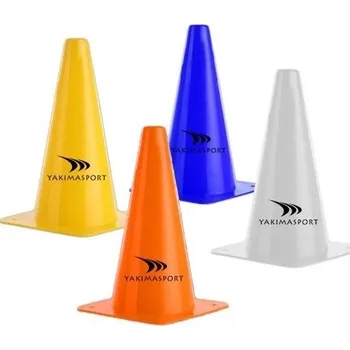 Sportovní kužel Kužel YAKIMASPORT 23 cm, barva bílá