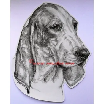 Samolepka porcelaine, porcelán c595 - Malá - přibližně jako pohlednice