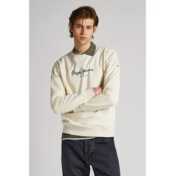 Pánská mikina Pepe Jeans Pánská mikina EDWARD CREW Barva: béžová, Velikost: XXL