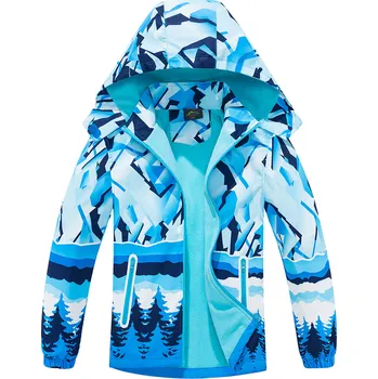 Chlapecké oblečení Chlapecká podzimní bunda, zateplená - KUGO B2997, světle modrá Barva: Modrá, Velikost: 122