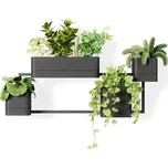 Závěsné plastové květináče na bylinky v sadě 4 ks Cubiko – Umbra ID_1644532