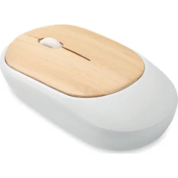 Samolepící bloček Bezdrátová myš v bambus.krytu Curvy bam