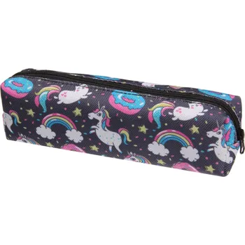 Kabelka B-TOP Pouzdro na tužky/ kosmetická taštička Unicorn Druh barvy: Černá
