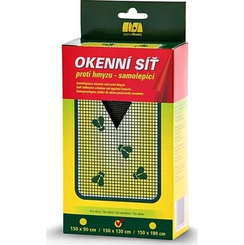 Okenní siť proti hmyzu 150 x 130 cm