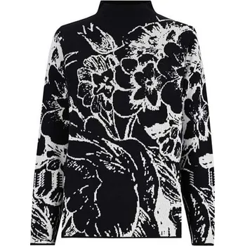 Dámský svetr Dámský svetr HAJO 116 schwarz/wollweiss velikost 36