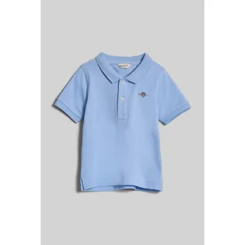 Dívčí košile POLOKOŠILE GANT SHIELD PIQUE SS RUGGER SHADE BLUE