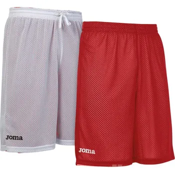 Oboustranné basketbalové trenýrky JOMA ROOKIE, barva červená - bílá, velikost 2XS