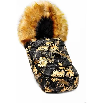 Jasmine Zimní fusak do autosedačky - Golden černý