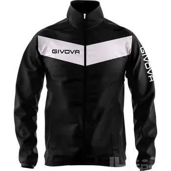 Šusťáková bunda GIVOVA SCUDO, barva 1003 černá - bílá, velikost M