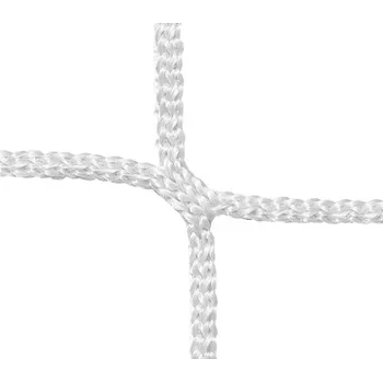 Sportovní branka Fotbalová branková síť 4 mm Junior, polypropylen, oka 60 mm, barva bílá