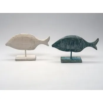 Ryba na podstavci, Barva Bílá