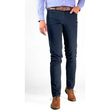 Pánské kalhoty Pánské modré kalhoty Brax Cadiz, prodloužené Obvod pasu: 34, Délka: 38