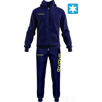 Souprava GIVOVA KING, barva 0419 tmavě modrá - zářivě žlutá, velikost M