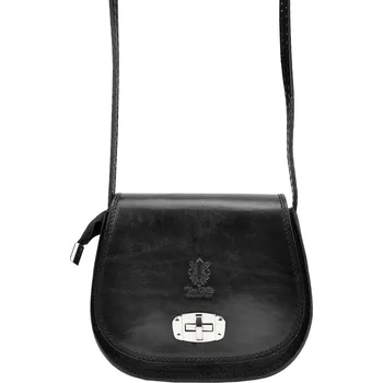 Dámská kožená crossbody kabelka Gregorio 117 černá