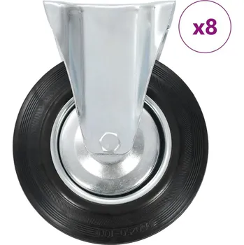 zvedák vidaXL 8 ks pevná kolečka 200 mm [277996]