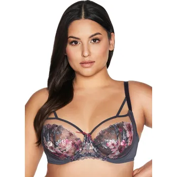 Podprsenka PODPRSENKA AV 2123 ŠEDÁ MAXI SSS Šedá 100E