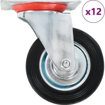 zvedák vidaXL 12 ks otočná kolečka 100 mm [277957]