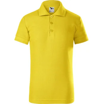Dívčí košile Malfini Pique polo Dětská polokošile 222 žlutá 146