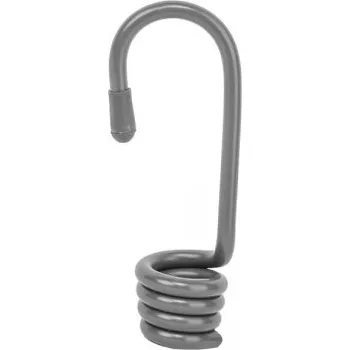 Bradas háček na gumolano šedý 10ks