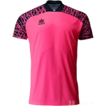 Fotbal Dres LUANVI PLAYER, barva 0282 zářivě růžová - černá, velikost XL
