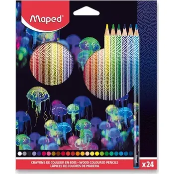 Výtvárné potřeby Barevné tužky Maped Deepsea Paradise – 24 barev
