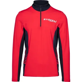 Cyklistika Pánský rolák Stöckli Funktionsshirt HE Red/Black