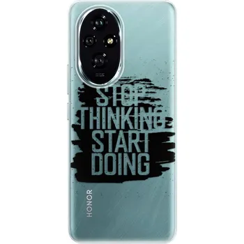 Pouzdro na mobilní telefon Odolné silikonové pouzdro iSaprio - Start Doing - black - Honor 200