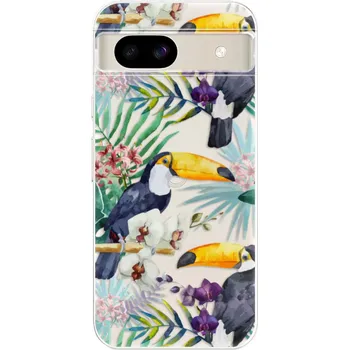 Pouzdro na mobilní telefon Odolné silikonové pouzdro iSaprio - Tucan Pattern 01 - Google Pixel 8a