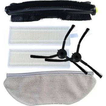 Sada příslušenství pro robotický vysavač 6ks Kartáče, HEPA filtry a mop pro 360 Robot Vacuum S10 sada