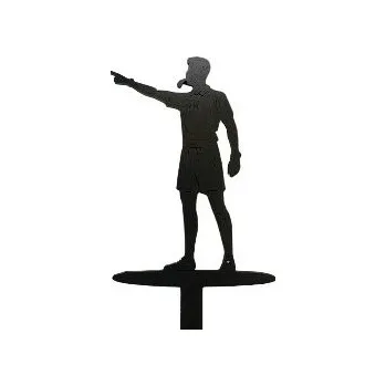 Dortová svíčka Zápich - fotbalový rozhodčí černý