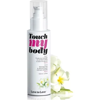 Masážní přípravek LOVE TO LOVE Touch My Body Masážní olej a lubrikant, 100 ml