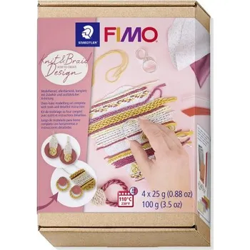Modelovací hmota FIMO Staedtler Fimo Soft sada Jak vyrobit PLETENÝ EFEKT