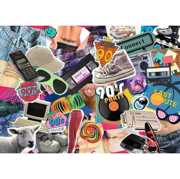 RAVENSBURGER Puzzle 90. léta 1000 dílků